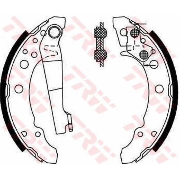 TRW GS8166 Bremsbackensatz TRW GS8166 Bremsbackensatz