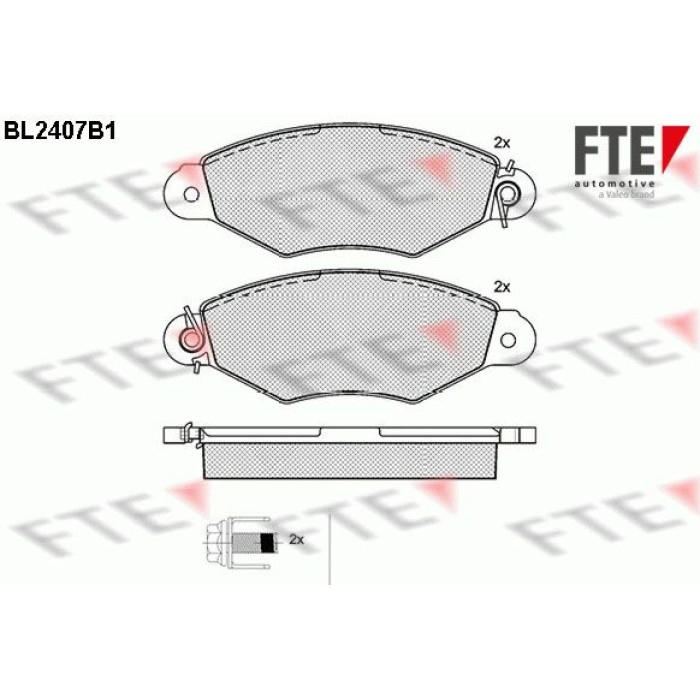 FTE 9010723 Bremsbelagsatz, Scheibenbremse FTE 9010723 Bremsbelagsatz, Scheibenbremse
