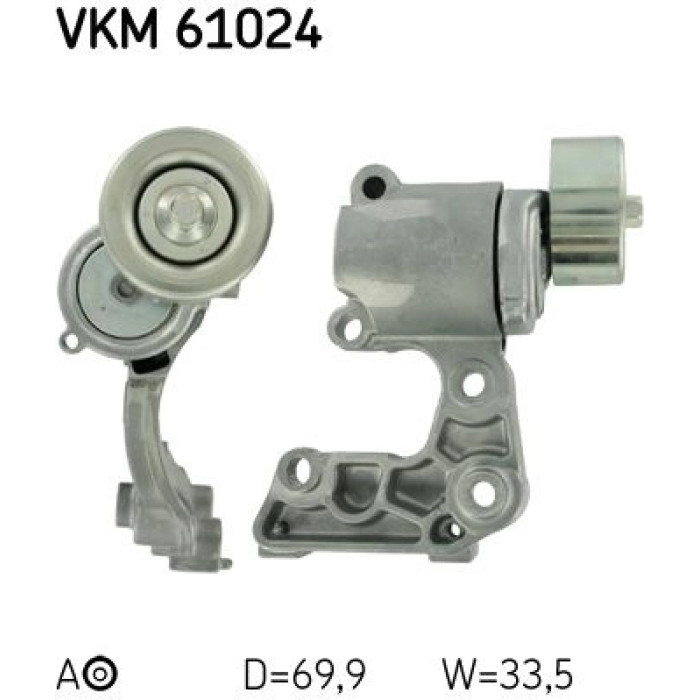 SKF VKM 61024 Spannrolle, Keilrippenriemen SKF VKM 61024 Spannrolle, Keilrippenriemen
