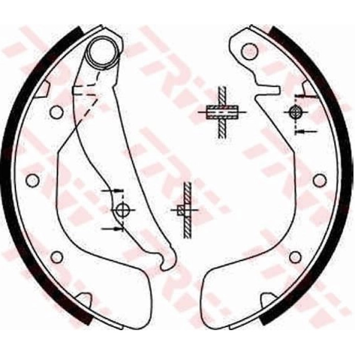 TRW GS8543 Bremsbackensatz TRW GS8543 Bremsbackensatz