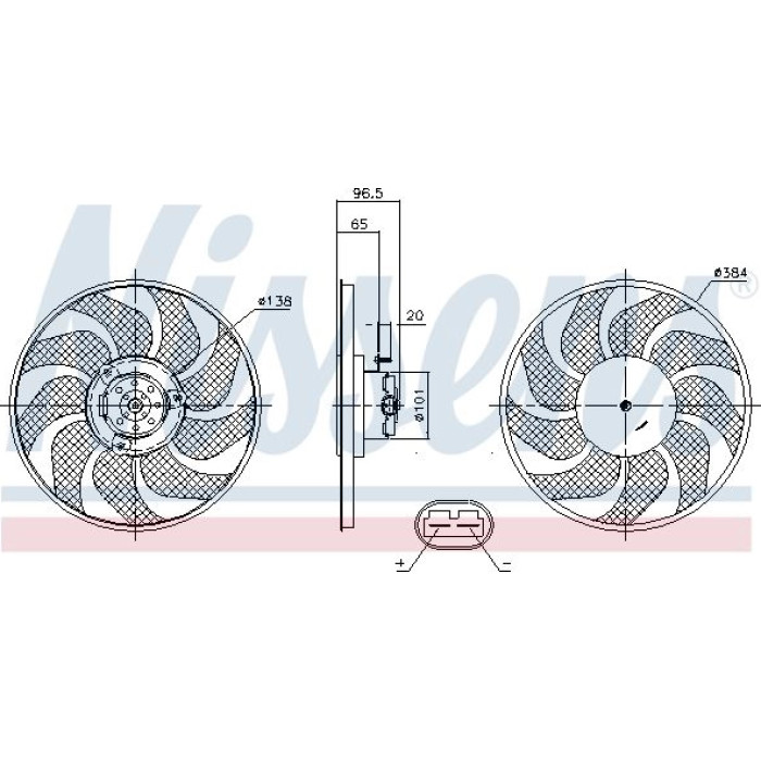 Nissens 85704 Lüfter, Motorkühlung Nissens 85704 Lüfter, Motorkühlung