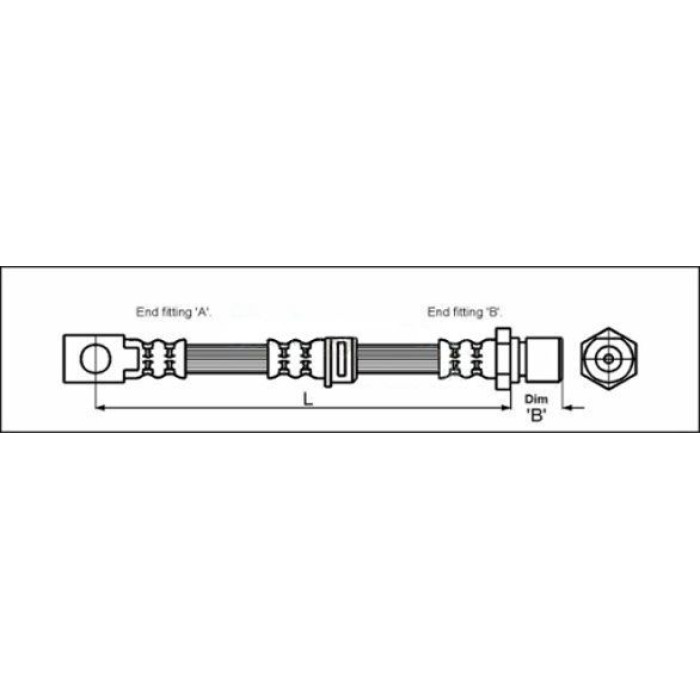 Metzger 4114758 Bremsschlauch