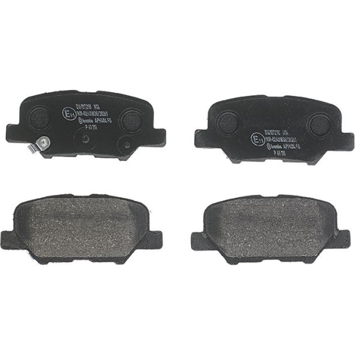 Brembo P 61 111 Bremsbelagsatz, Scheibenbremse PRIME LINE Brembo P 61 111 Bremsbelagsatz, Scheibenbremse PRIME LINE