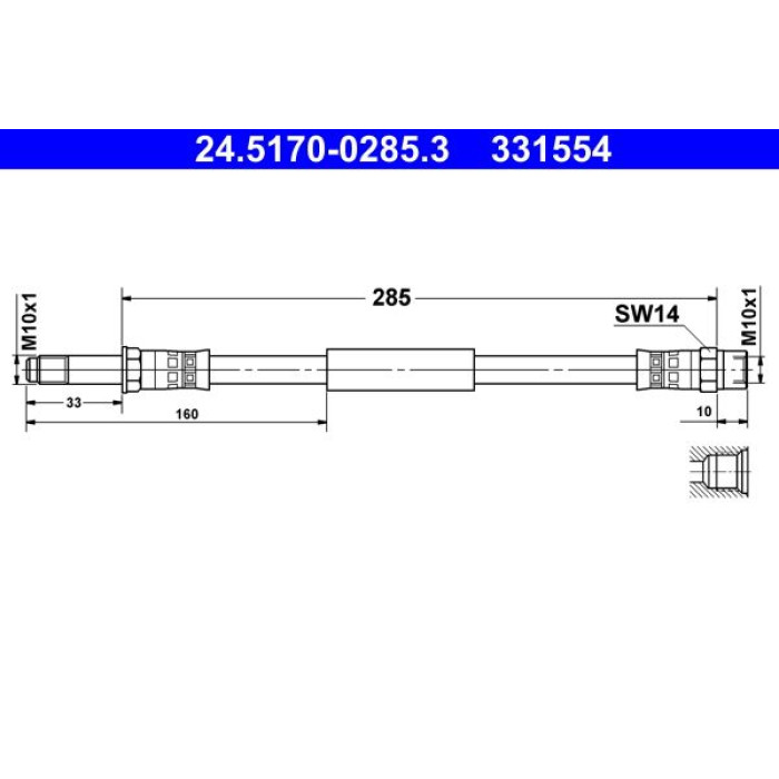 Bremsschlauch 24.5170-0285.3