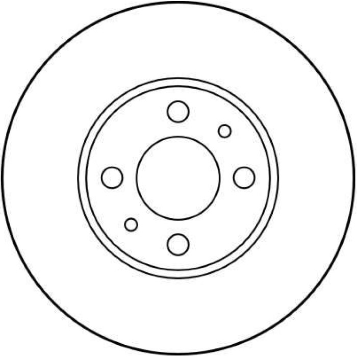 TRW DF2734 Bremsscheibe TRW DF2734 Bremsscheibe