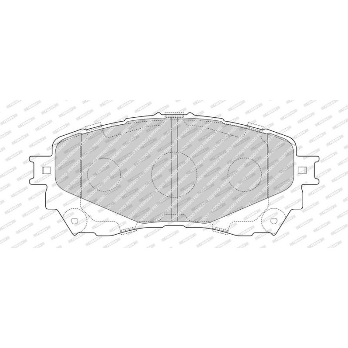Ferodo FDB4891 Bremsbelagsatz, Scheibenbremse PREMIER ECO FRICTION Ferodo FDB4891 Bremsbelagsatz, Scheibenbremse PREMIER ECO FRICTION