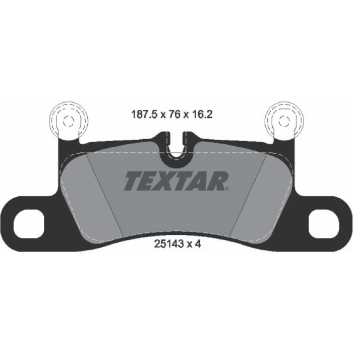 Textar 2514301 Bremsbelagsatz, Scheibenbremse Textar 2514301 Bremsbelagsatz, Scheibenbremse