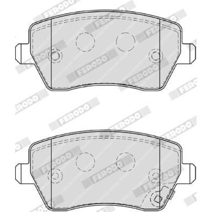 Ferodo FDB4069 Bremsbelagsatz, Scheibenbremse PREMIER ECO FRICTION Ferodo FDB4069 Bremsbelagsatz, Scheibenbremse PREMIER ECO FRICTION