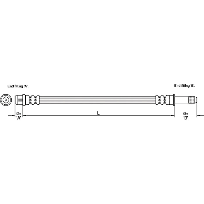 Metzger 4110275 Bremsschlauch