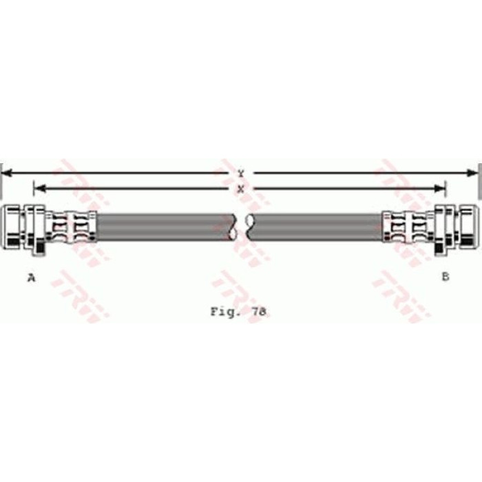 TRW PHA171 Bremsschlauch
