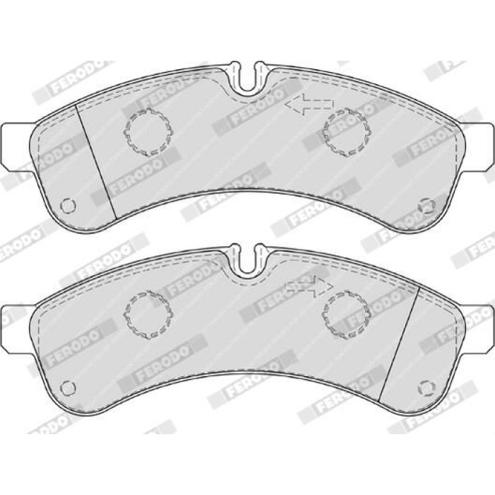 Ferodo FVR4039 Bremsbelagsatz, Scheibenbremse PREMIER ECO FRICTION Ferodo FVR4039 Bremsbelagsatz, Scheibenbremse PREMIER ECO FRICTION