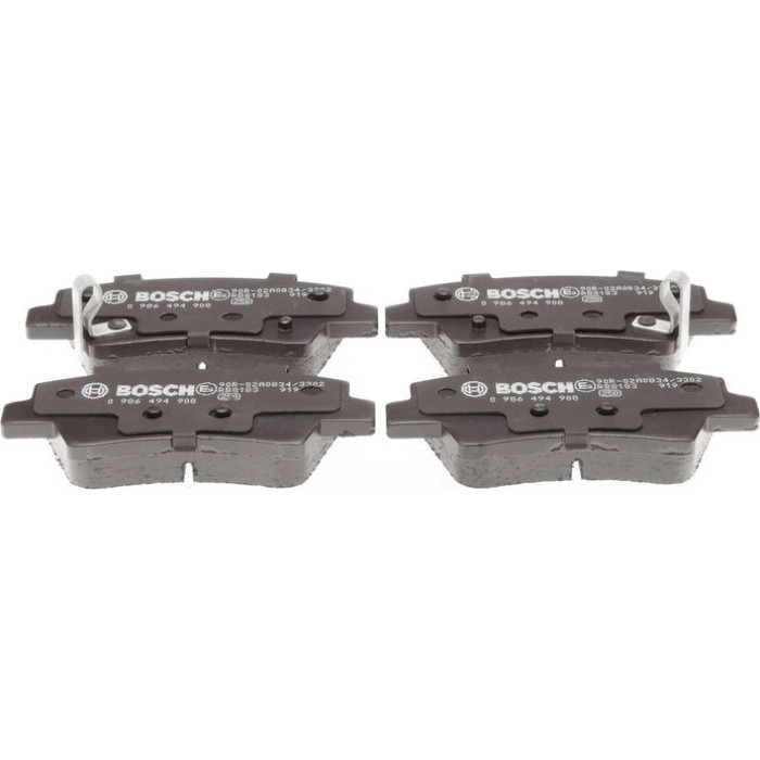 BOSCH 0 986 494 908 Bremsbelagsatz, Scheibenbremse BOSCH 0 986 494 908 Bremsbelagsatz, Scheibenbremse