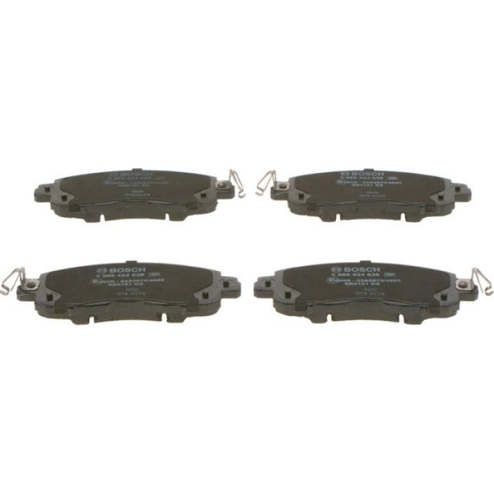 BOSCH 0 986 424 638 Bremsbelagsatz, Scheibenbremse BOSCH 0 986 424 638 Bremsbelagsatz, Scheibenbremse
