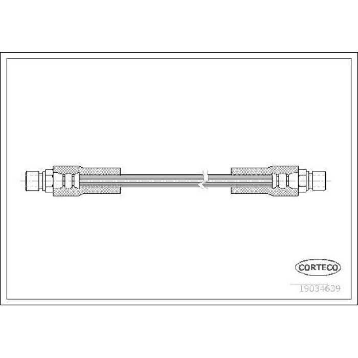 Corteco 19034639 Bremsschlauch