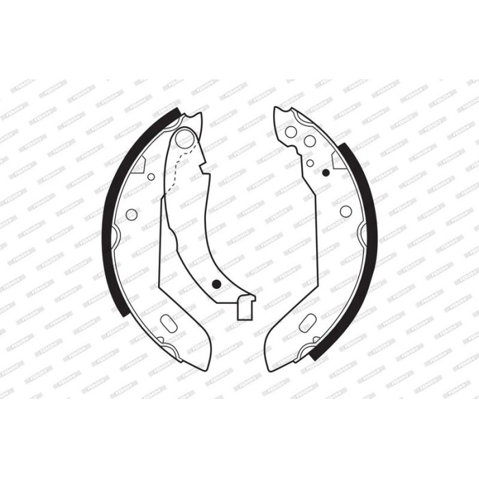 Ferodo FSB183 Bremsbackensatz PREMIER Ferodo FSB183 Bremsbackensatz PREMIER