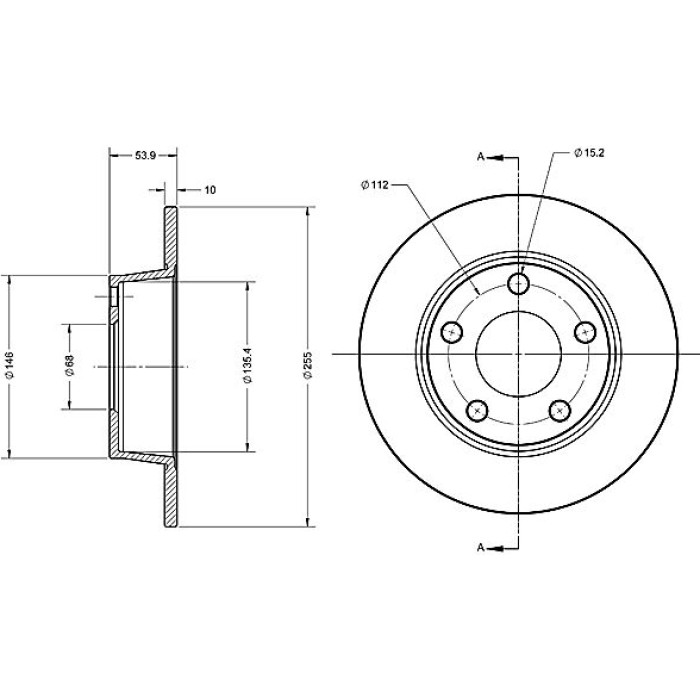 Metzger 6110490 Bremsscheibe