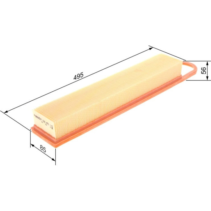 BOSCH F 026 400 115 Luftfilter