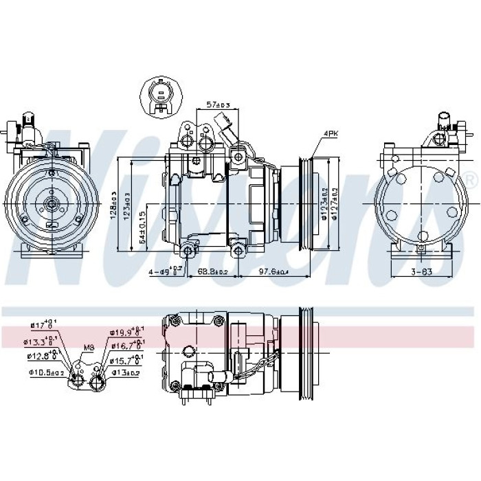 Nissens 89264 Kompressor, Klimaanlage FIRST FIT Nissens 89264 Kompressor, Klimaanlage FIRST FIT