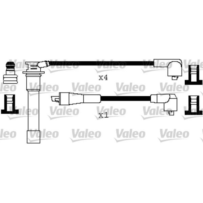 Valeo 346495 Zündleitungssatz Valeo 346495 Zündleitungssatz