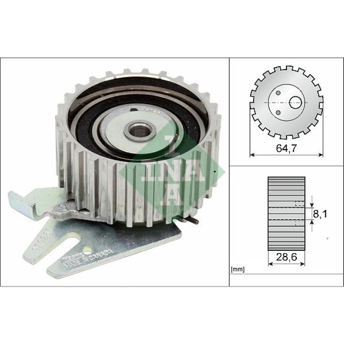 INA 531 0254 30 Spannrolle, Zahnriemen