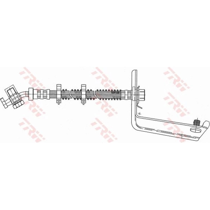 TRW PHD964 Bremsschlauch TRW PHD964 Bremsschlauch