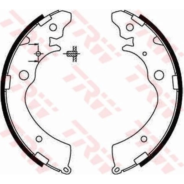TRW GS8559 Bremsbackensatz TRW GS8559 Bremsbackensatz