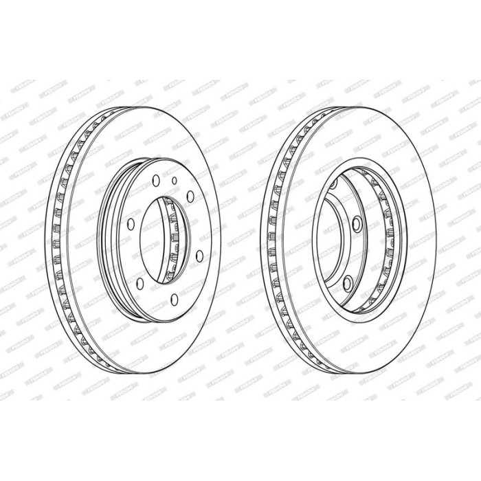 Ferodo DDF2462C-1 Bremsscheibe PREMIER