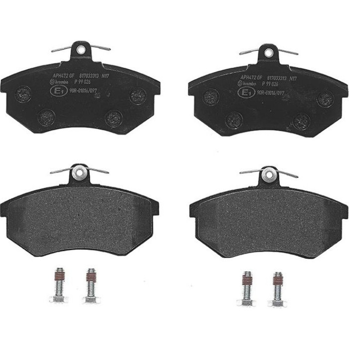 Brembo P 99 026 Bremsbelagsatz, Scheibenbremse PRIME LINE