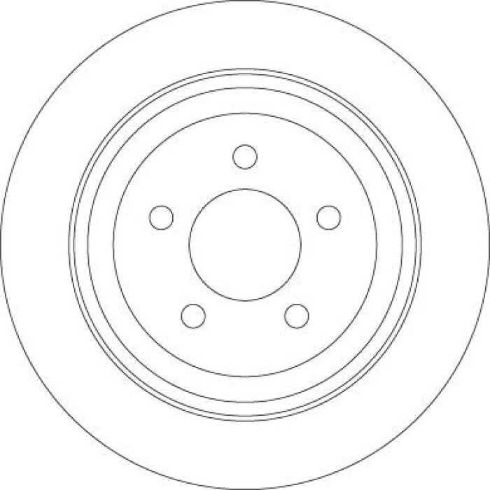 TRW DF6341 Bremsscheibe
