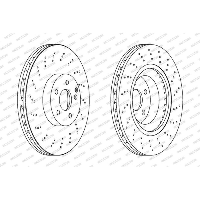 Ferodo DDF1639C-1 Bremsscheibe PREMIER Coat+ disc Ferodo DDF1639C-1 Bremsscheibe PREMIER Coat+ disc