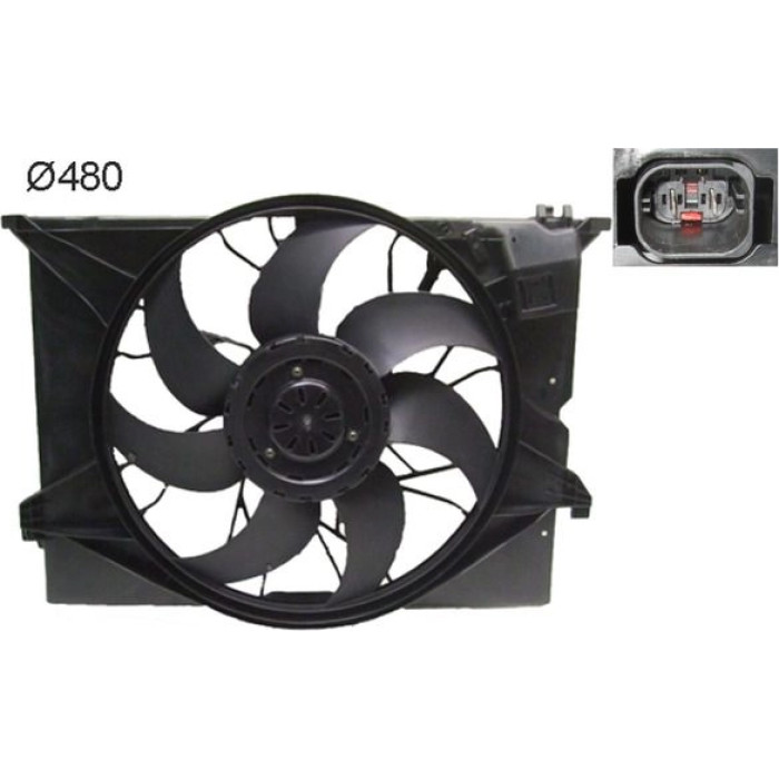 Mahle CFF 486 000S Lüfter, Motorkühlung BEHR Mahle CFF 486 000S Lüfter, Motorkühlung BEHR
