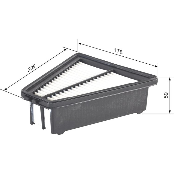 BOSCH F 026 400 417 Luftfilter BOSCH F 026 400 417 Luftfilter