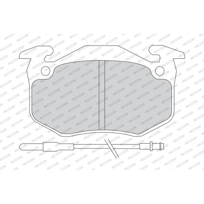Ferodo FDB440 Bremsbelagsatz, Scheibenbremse PREMIER ECO FRICTION Ferodo FDB440 Bremsbelagsatz, Scheibenbremse PREMIER ECO FRICTION