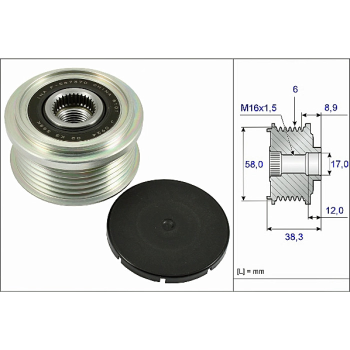 Generatorfreilauf 535 0266 10 Generatorfreilauf 535 0266 10