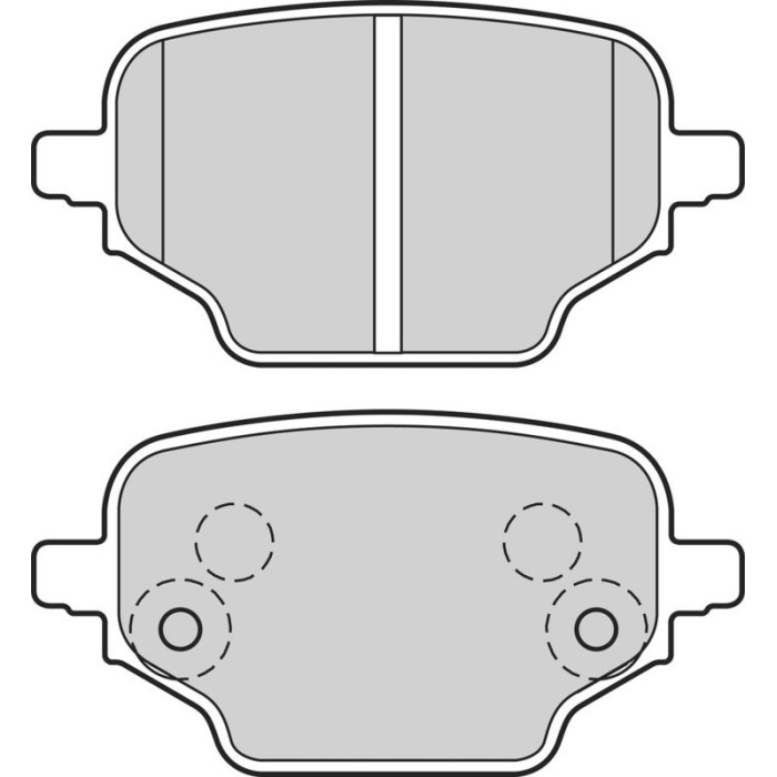 Valeo 302707 Bremsbelagsatz, Scheibenbremse ESSENTIAL