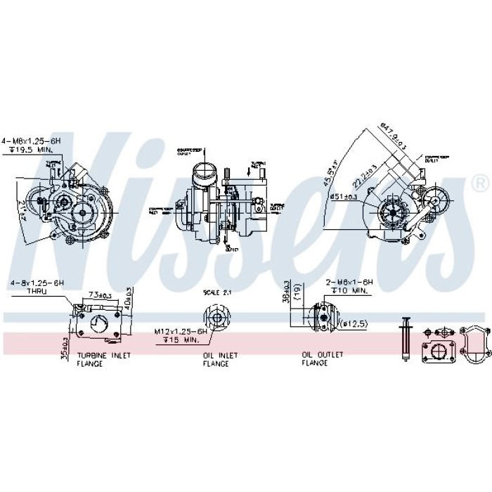 Nissens Turbolader 93158 Nissens Turbolader 93158