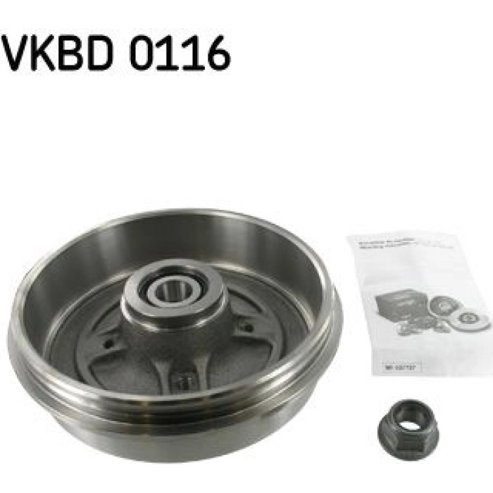 SKF VKBD 0116 Bremstrommel SKF VKBD 0116 Bremstrommel