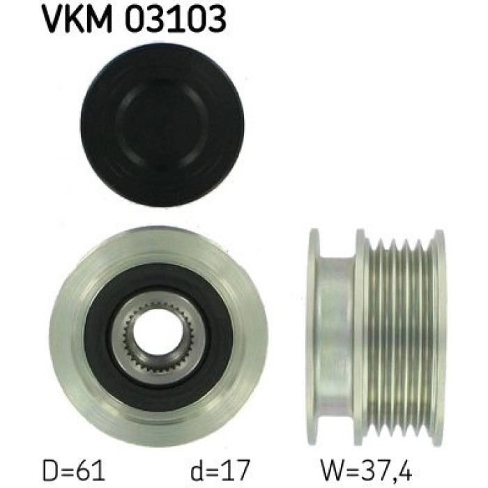 SKF VKM 03103 Generatorfreilauf SKF VKM 03103 Generatorfreilauf