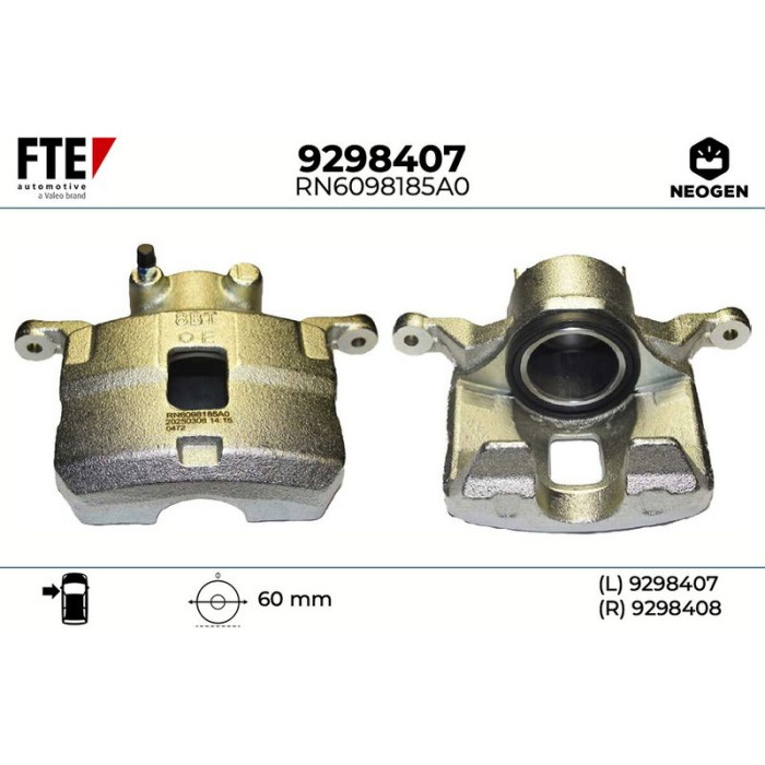 FTE 9298407 Bremssattel NEOGEN FTE 9298407 Bremssattel NEOGEN
