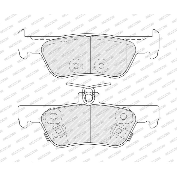 Bremsbelagsatz, Scheibenbremse FDB5487 Bremsbelagsatz, Scheibenbremse FDB5487