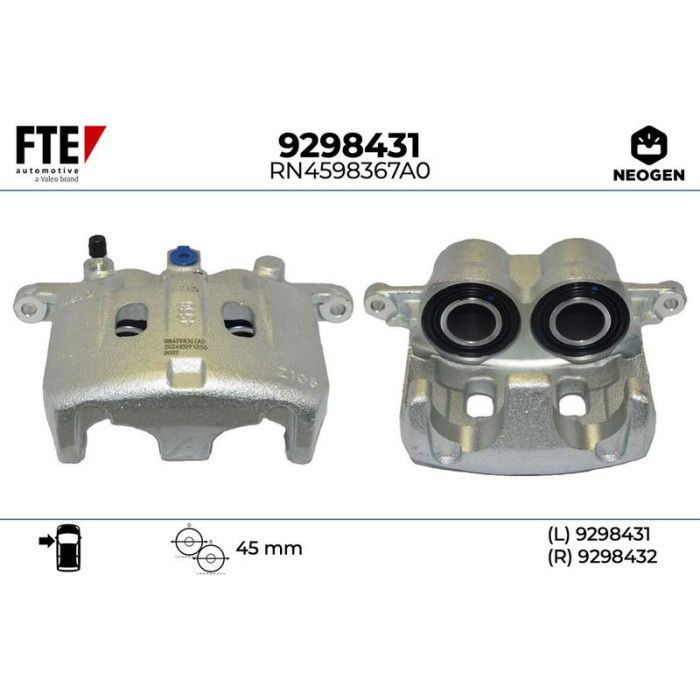 FTE 9298431 Bremssattel NEOGEN FTE 9298431 Bremssattel NEOGEN