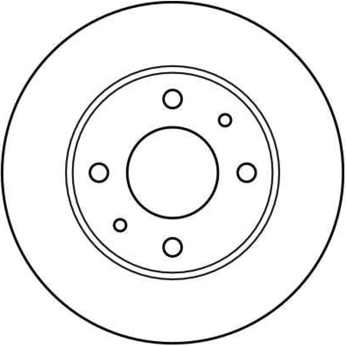 TRW DF2575 Bremsscheibe TRW DF2575 Bremsscheibe