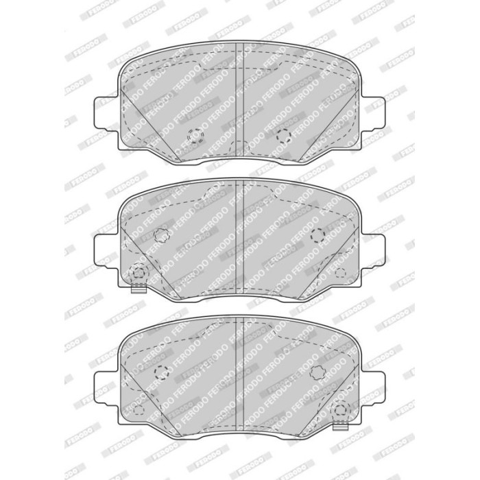 Ferodo FDB4925 Bremsbelagsatz, Scheibenbremse PREMIER ECO FRICTION Ferodo FDB4925 Bremsbelagsatz, Scheibenbremse PREMIER ECO FRICTION
