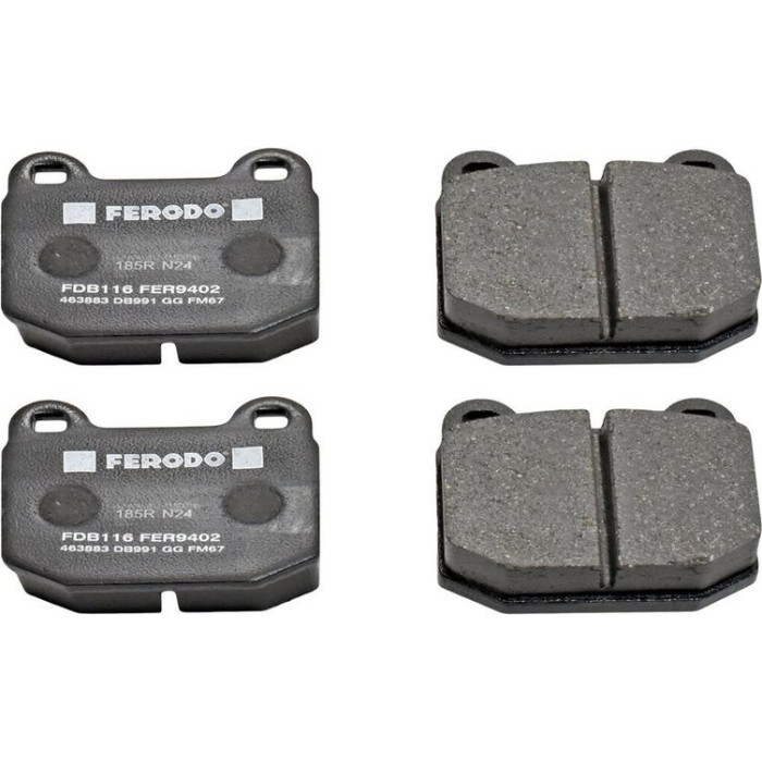 Ferodo FDB116 Bremsbelagsatz, Scheibenbremse PREMIER ECO FRICTION Ferodo FDB116 Bremsbelagsatz, Scheibenbremse PREMIER ECO FRICTION
