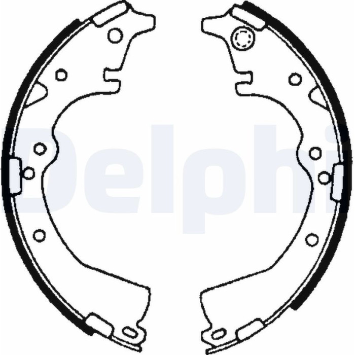 Delphi LS1639 Bremsbackensatz