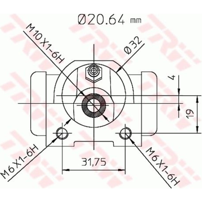 TRW BWF117 Radbremszylinder TRW BWF117 Radbremszylinder