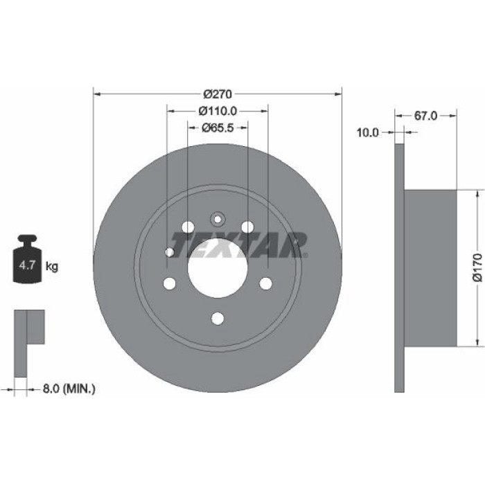Bremsscheibe 92038200