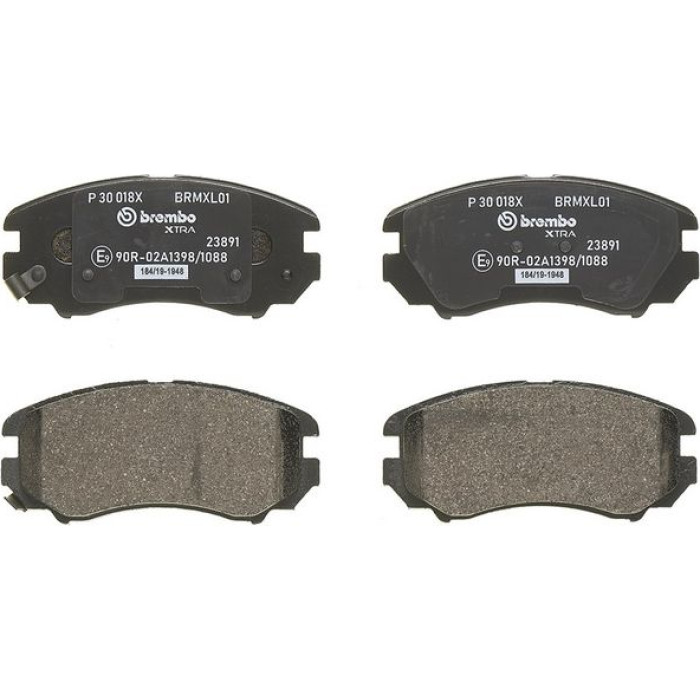 Brembo P 30 018X Bremsbelagsatz, Scheibenbremse XTRA LINE Brembo P 30 018X Bremsbelagsatz, Scheibenbremse XTRA LINE