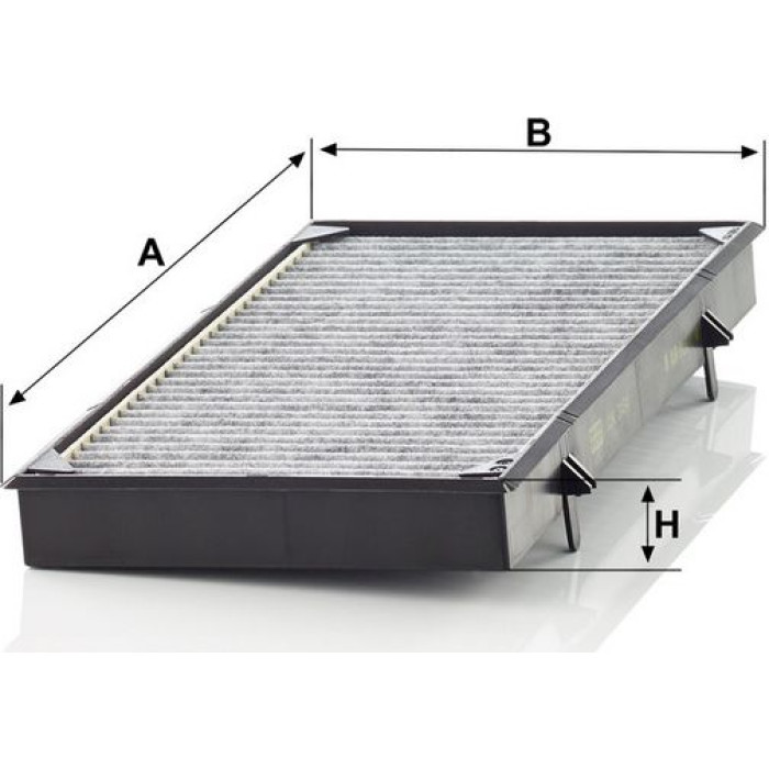 MANN-FILTER CUK 3454 Innenraumfilter, Aktivkohlefilter