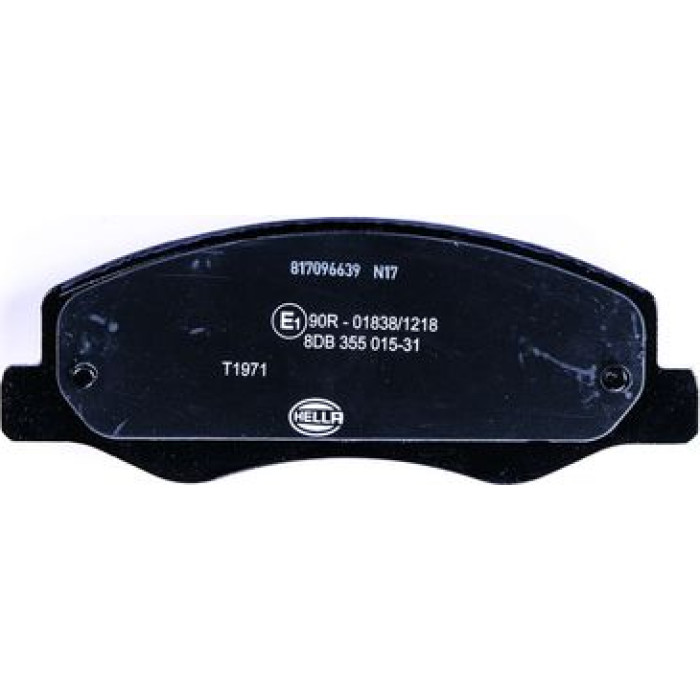 Hella 8DB 355 015-311 Bremsbelagsatz, Scheibenbremse